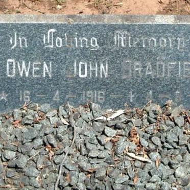 BRADFIELD Owen John 1916-1971