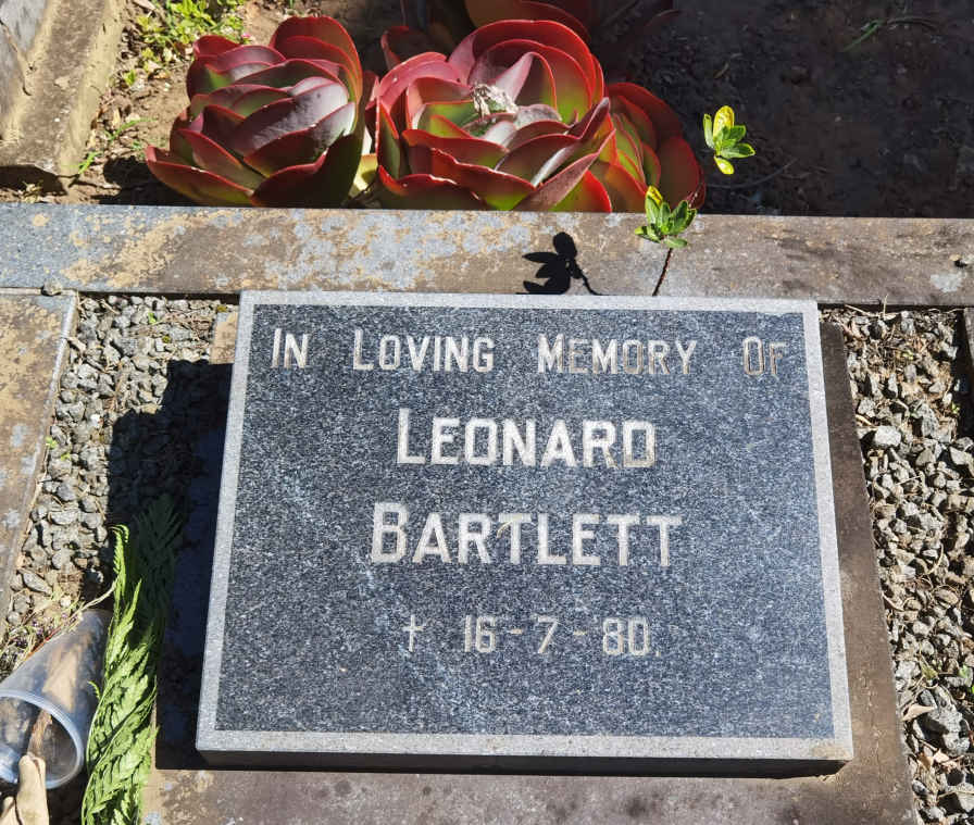 BARTLETT Leonard -1980