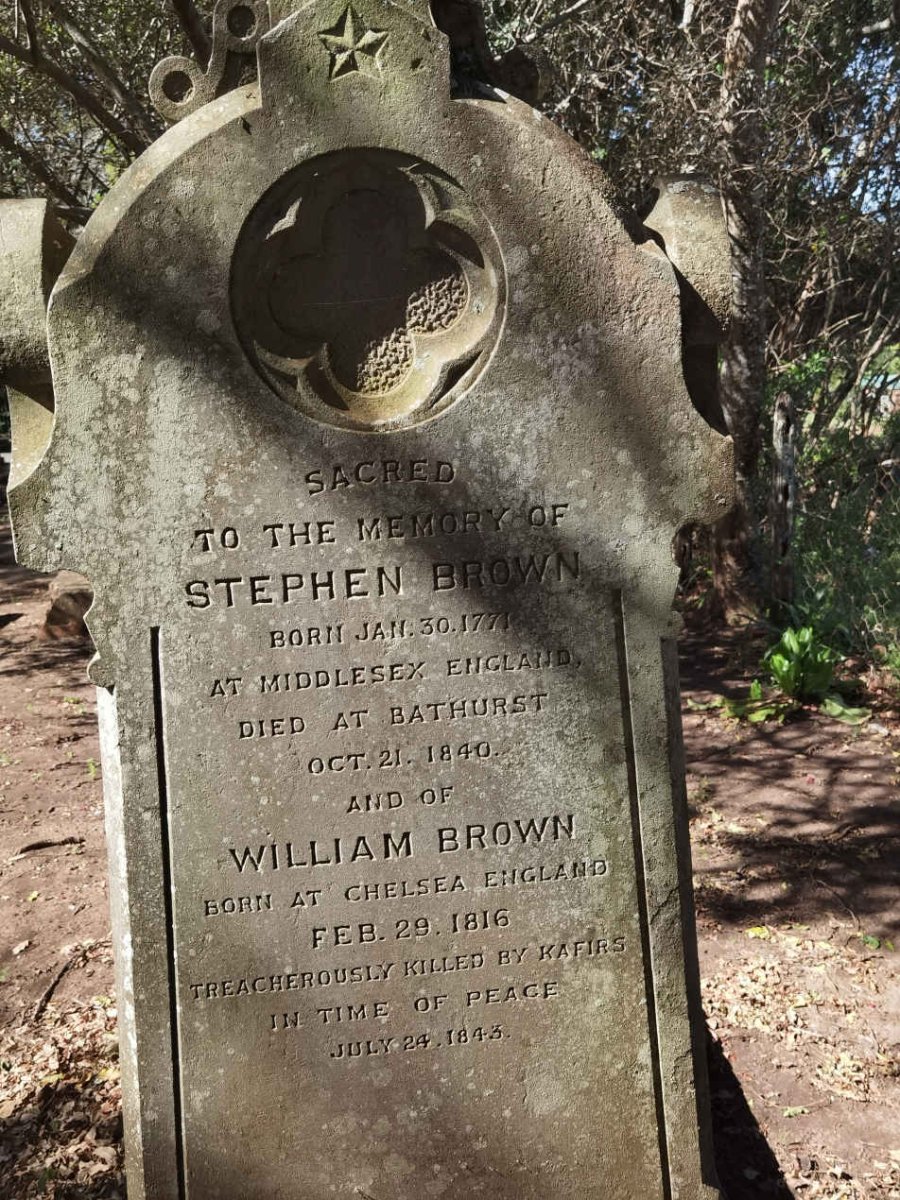 BROWN Stephen 1771-1840 :: BROWN William 1816-1843