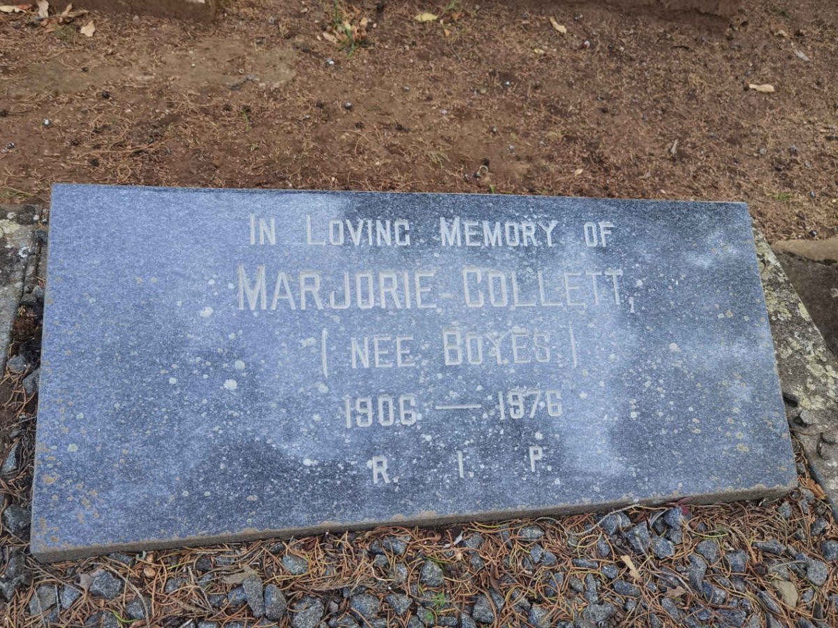 COLLETT Robert William 1903-1997 & Marjorie BOYES 1906-1976 _2