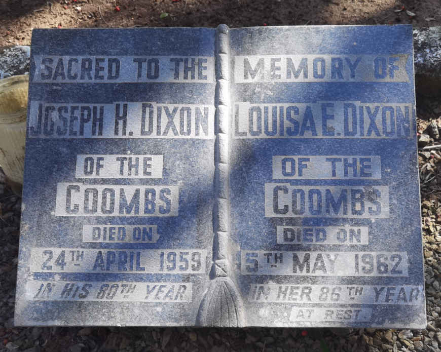 DIXON Joseph H. -1959 & Louisa E. -1962