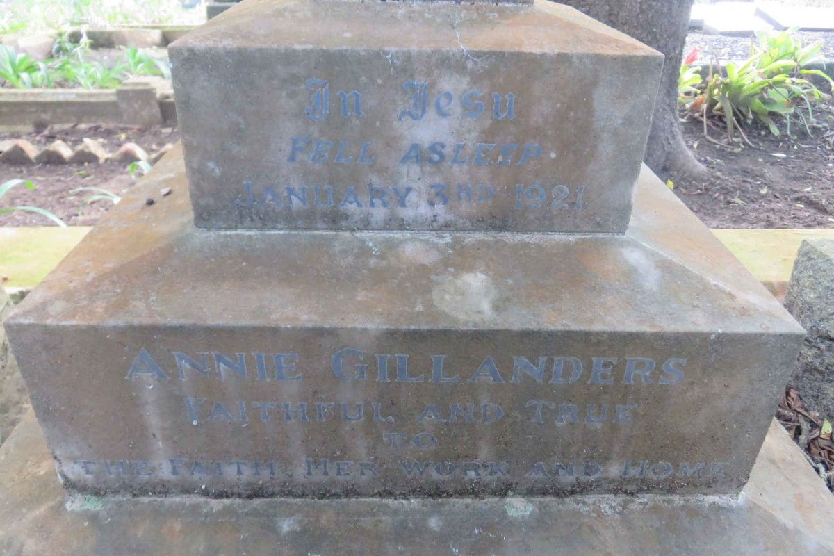 GILLANDERS Annie -1921