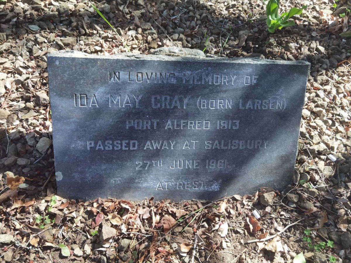 GRAY Ida May nee LARSEN 1913-1961