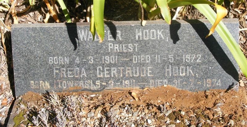 HOOK Walter 1901-1972 &amp; Freda Gertrude TOWERS 1911-1974