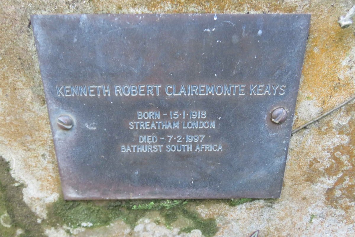 KEAYS Kenneth Robert Clairemonte 1918-1997