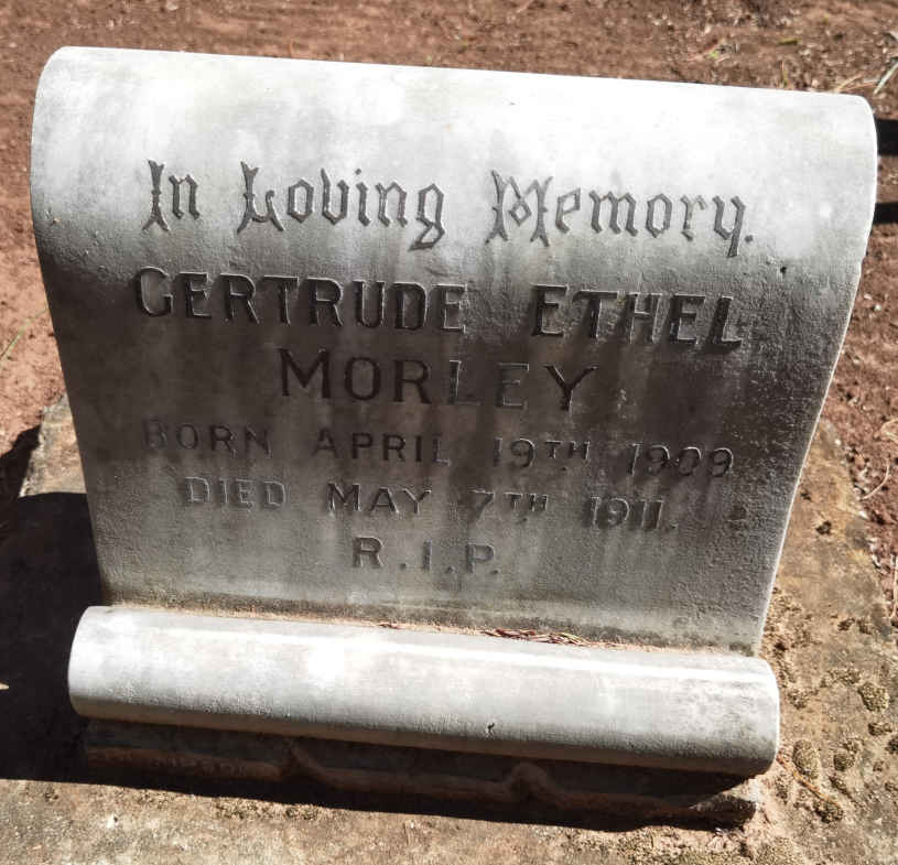 MORLEY Gertrude Ethel 1909-1911