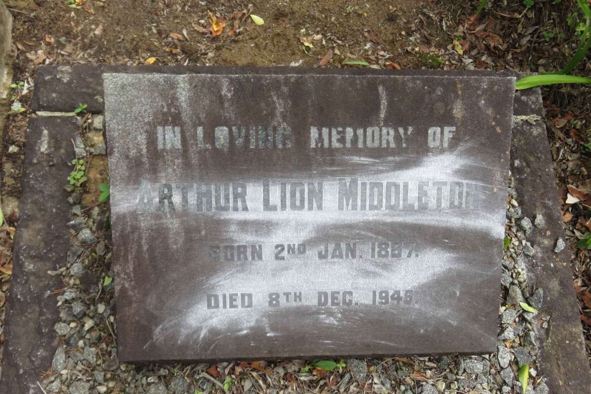 MIDDLETON Arthur Lion 1867-1945
