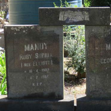 MANDY George Ellis 1894-1978 & Ruby Sophia ELLIOTT 1902-1987