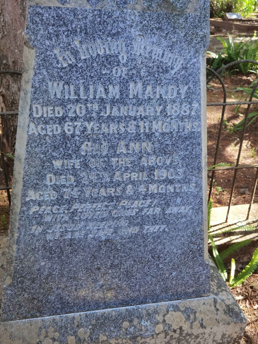 MANDY William -1887 & Ann -1903 