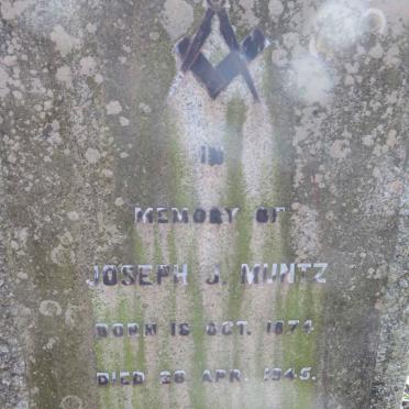 MUNTZ Joseph J. 1874-1945