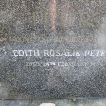 PETERS Edith Rosalie -1959