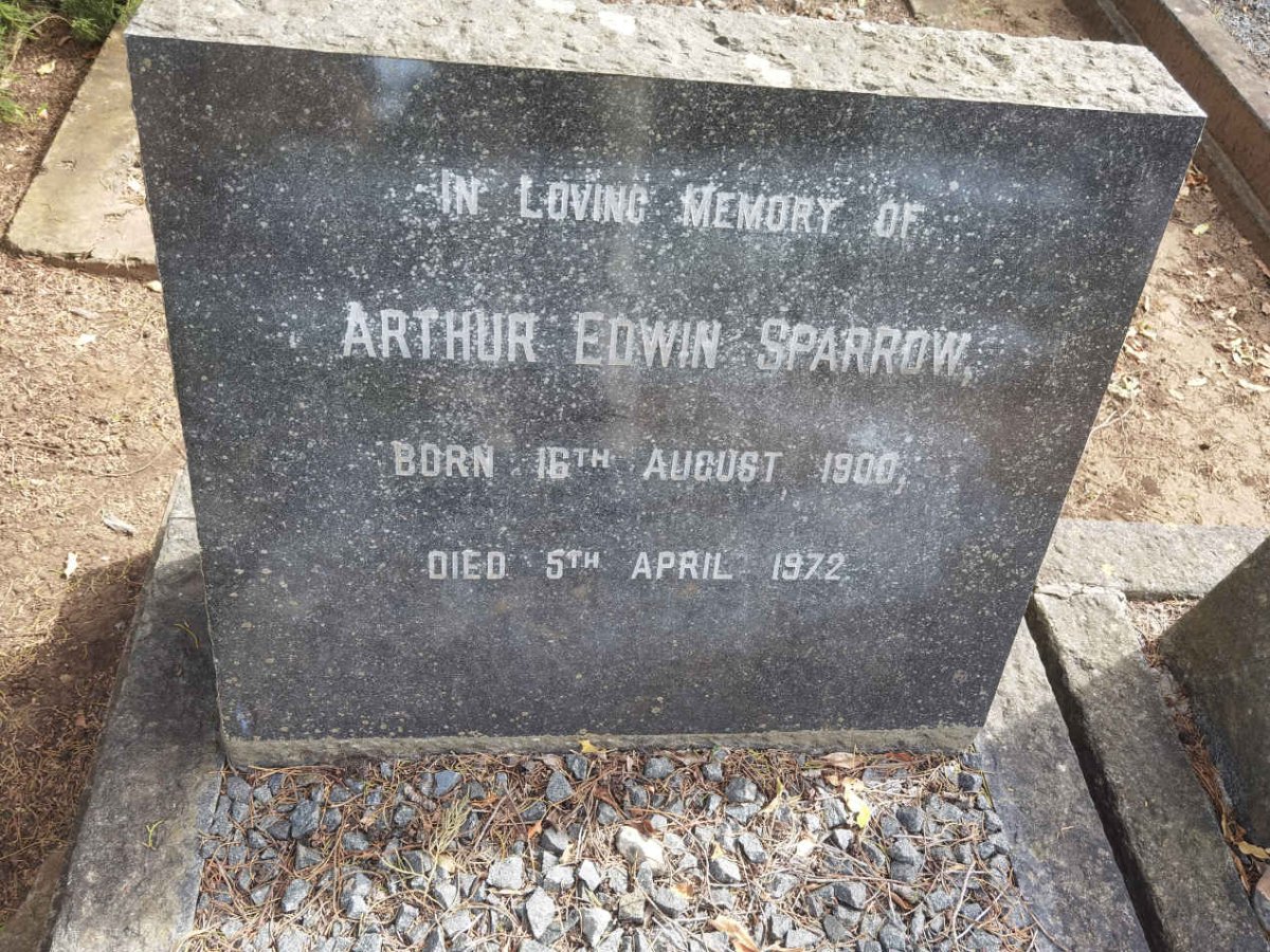 SPARROW Arthur Edwin 1900-1972