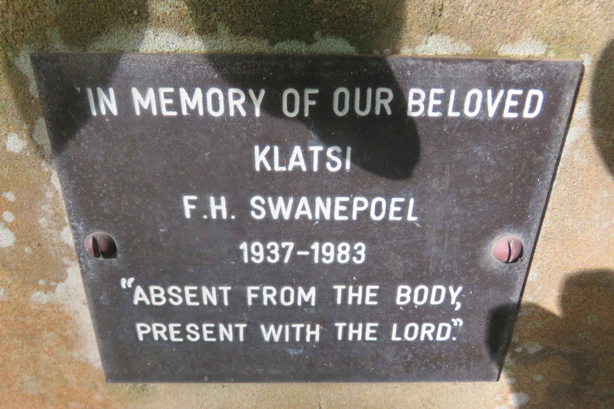 SWANEPOEL F.H. 1937-1983