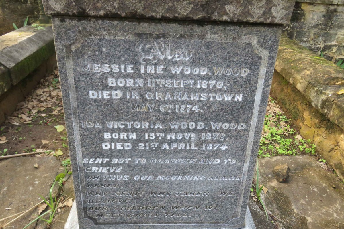 WOOD Jessie Ine 1870-1874 :: WOOD Ida Victoria 1878-1879