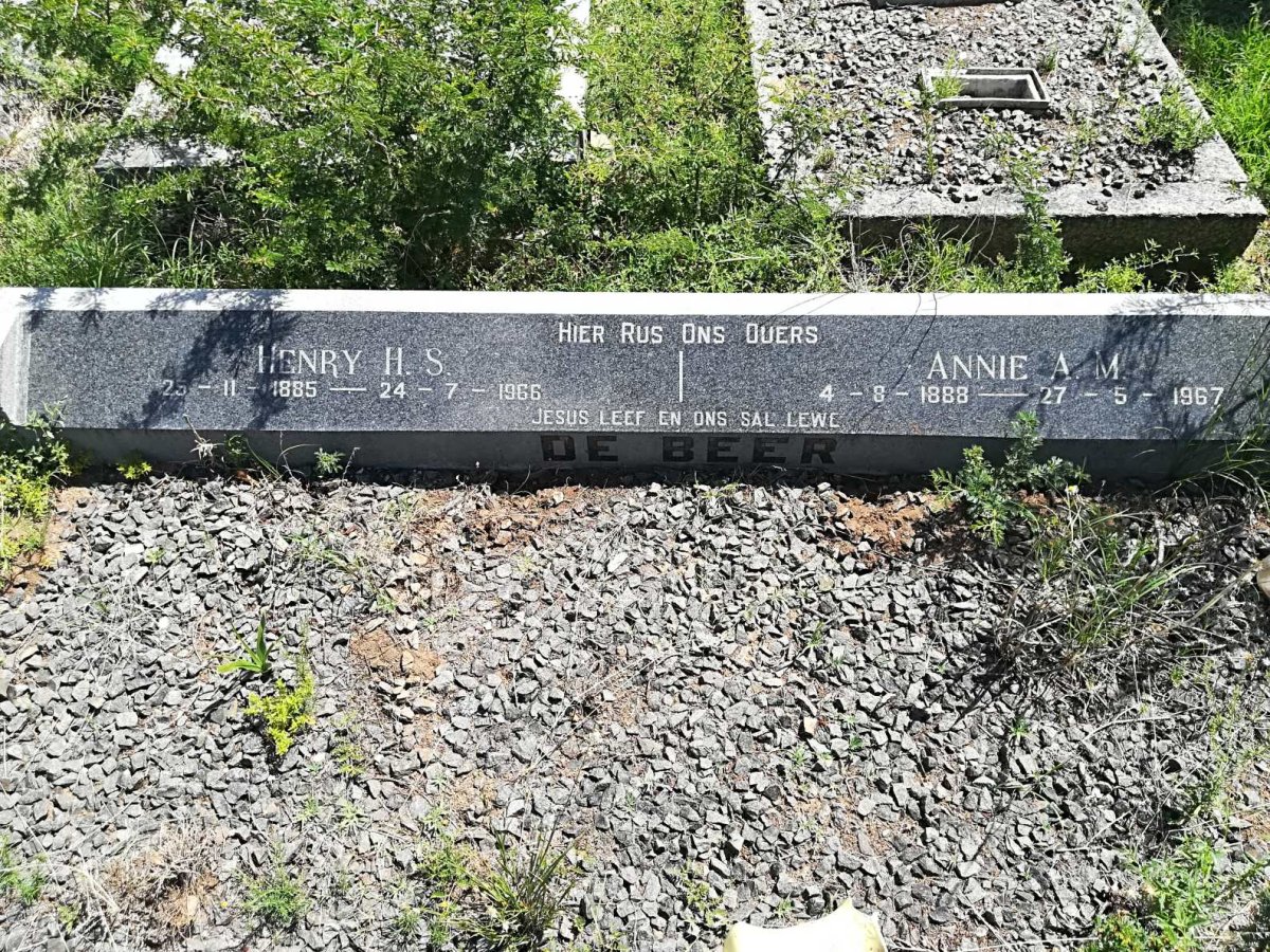 BEER Henry H.S., de 1885-1966 &amp; Annie A.M. 1888-1967