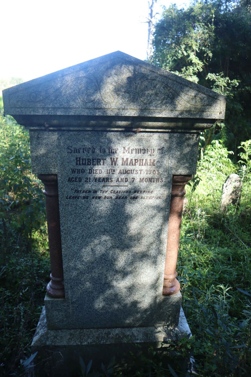 MAPHAM Hubert W. -1903