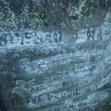 MAPHAM Wilfred J. 1884-1952 &amp; Olive Bessie DUNCAN 1892-1967 