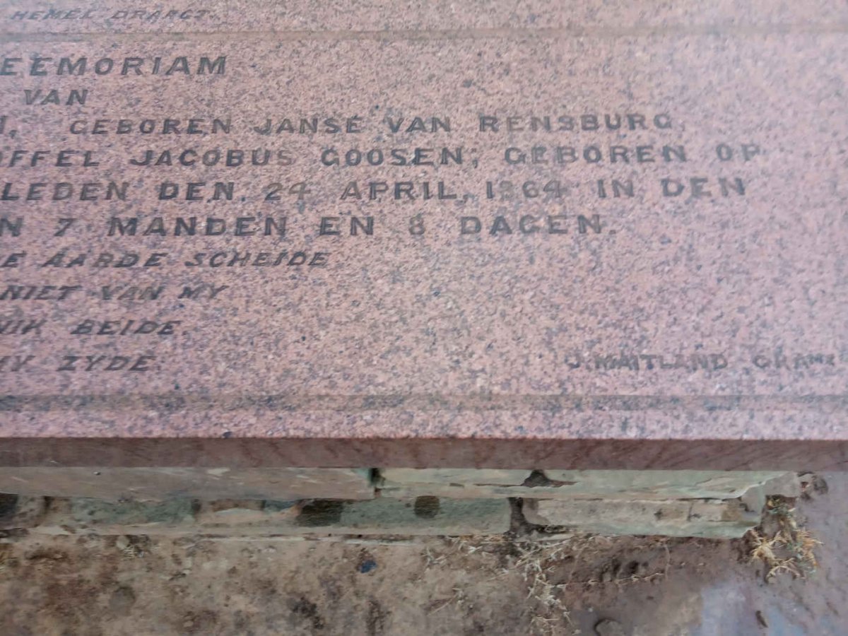 GOOSEN Hester Antonetta nee JANSE VAN RENSBURG 1807-1864