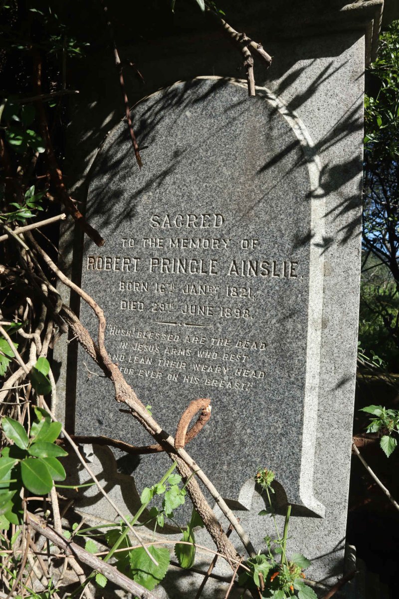 AINSLIE Robert Pringle 1821-1898