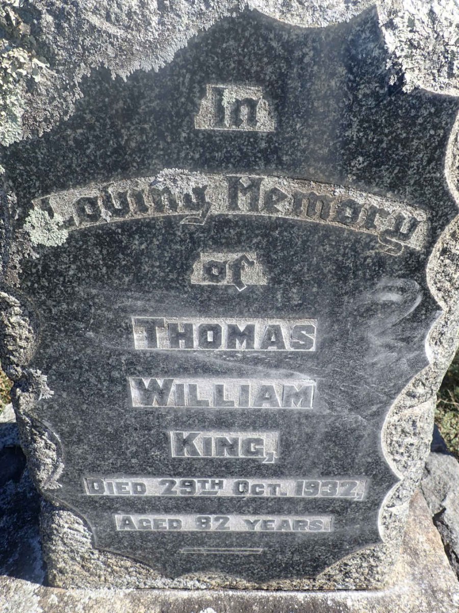 KING Thomas William -1937