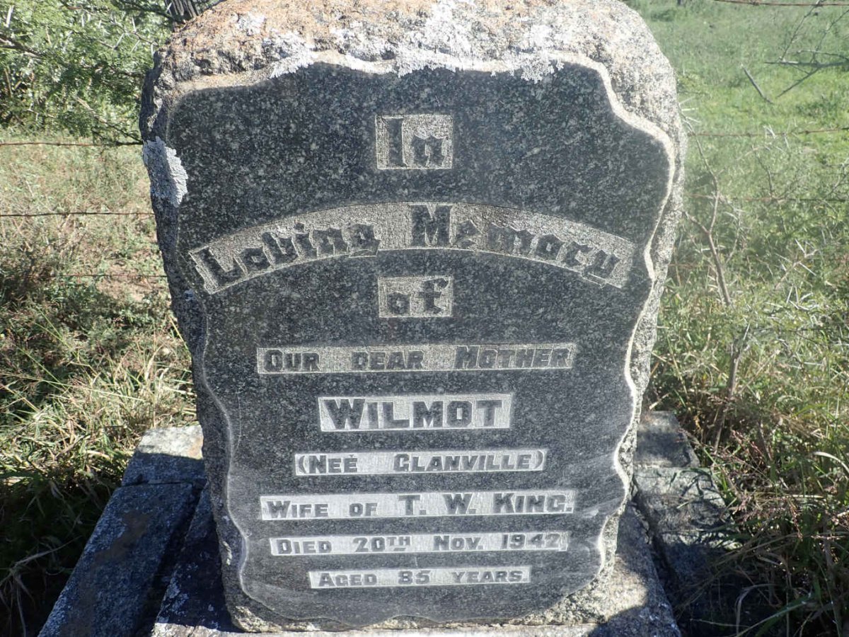KING Wilmot nee GLANVILLE -1942