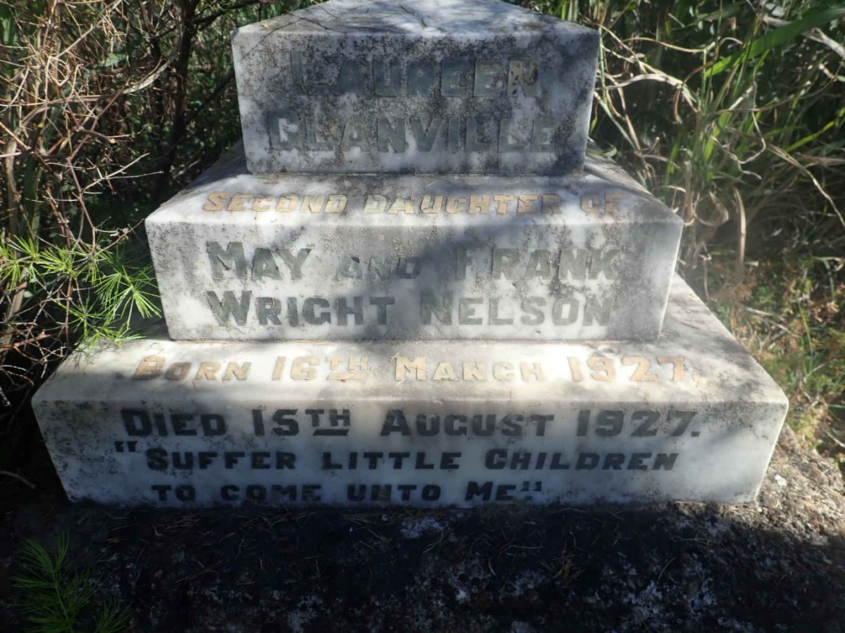 NELSON Laureen Glanville 1927-1927