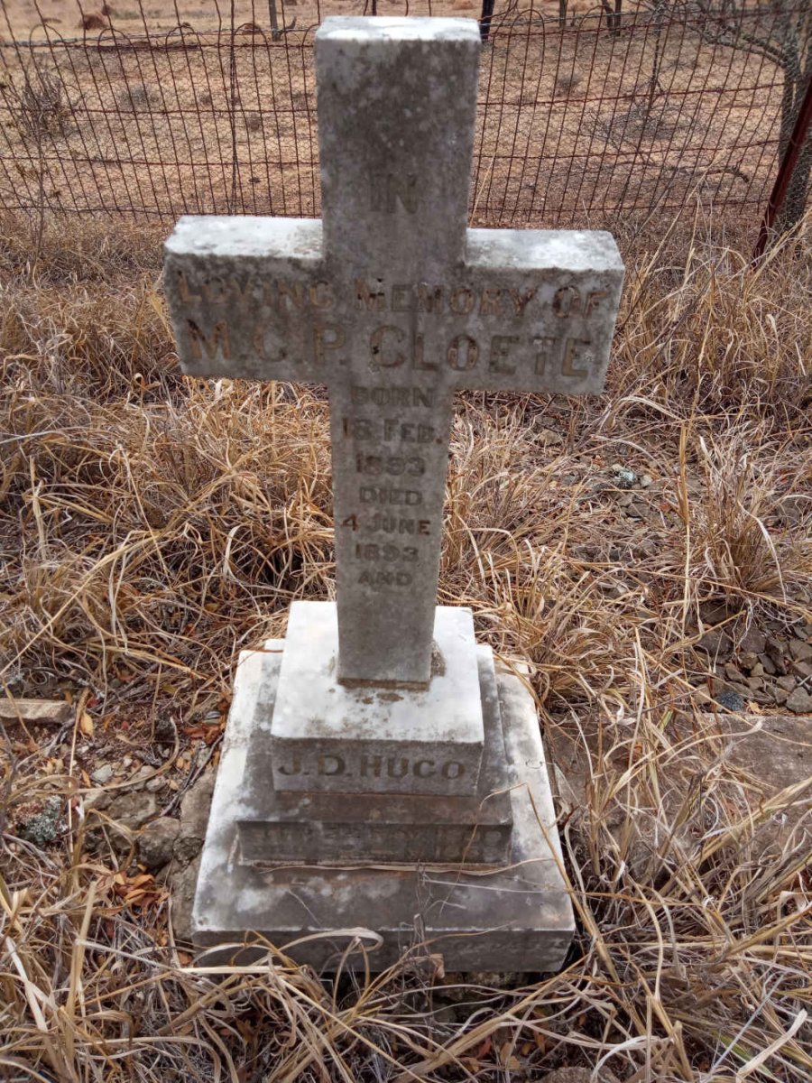 CLOETE M.C.P. 1893-1893 :: HUGO J.D. 1889-1889
