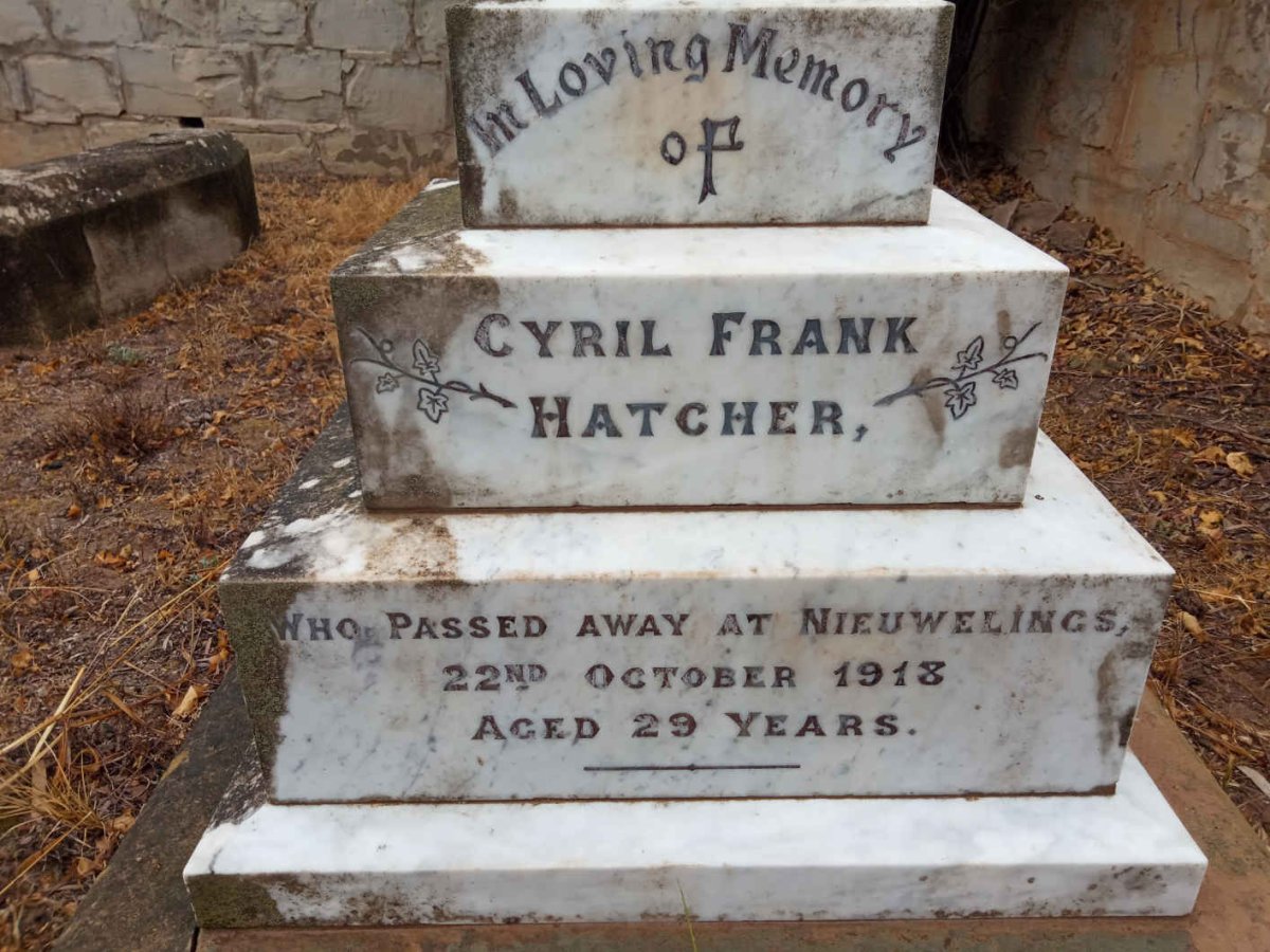 HATCHER Cyril Frank -1918