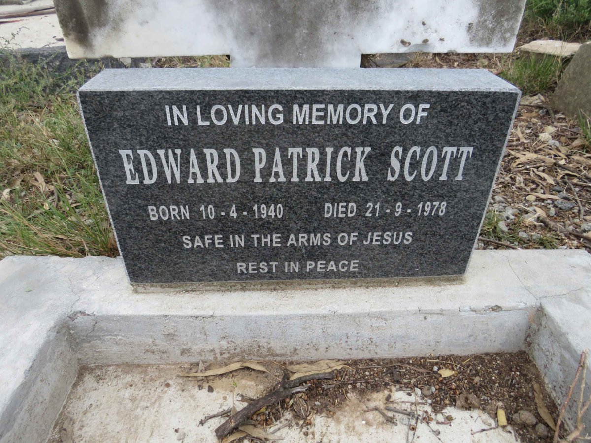 SCOTT Edward Patrick 1940-1978