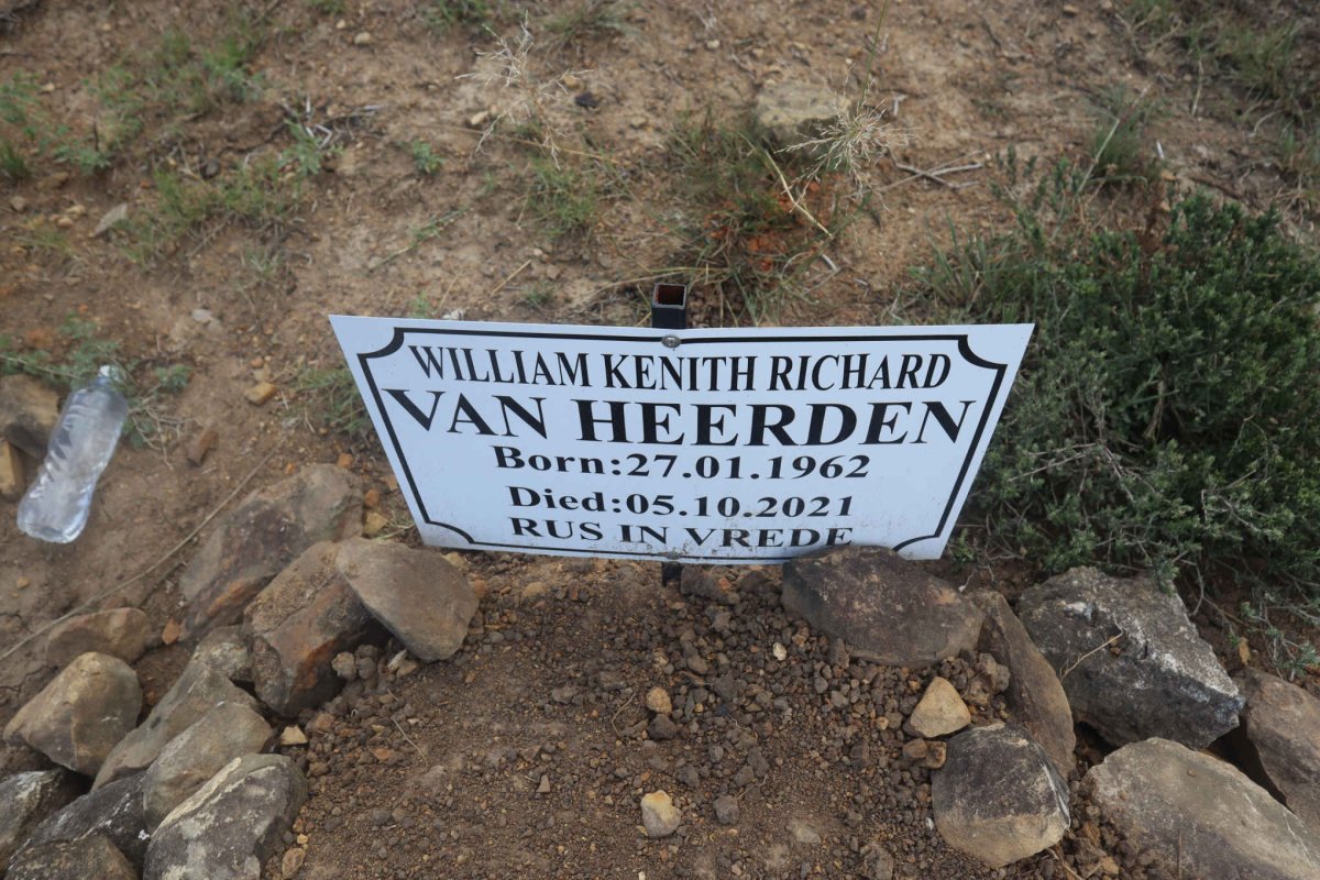 HEERDEN William Kenith Richard, van 1962-2021
