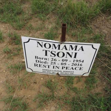 TSONI Nomana 1954-2016