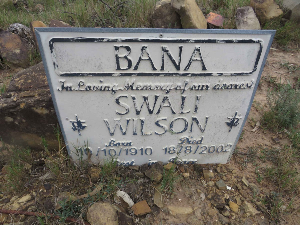 BANA Swali Wilson 1910-2002
