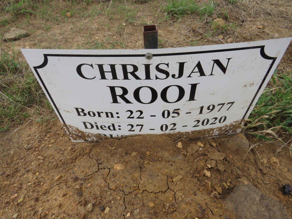ROOI Chrisjan 1977-2020