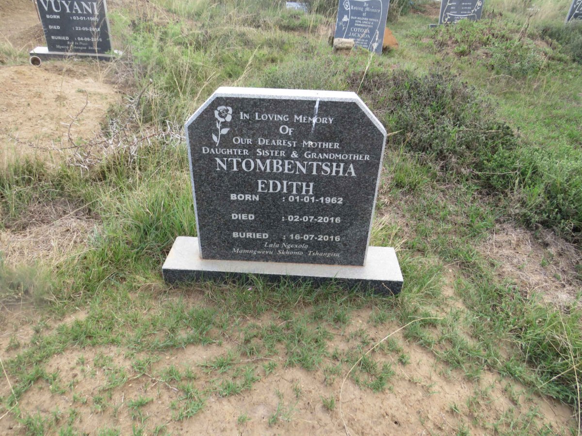 NTOMBENTHSA Edith 1962-2016