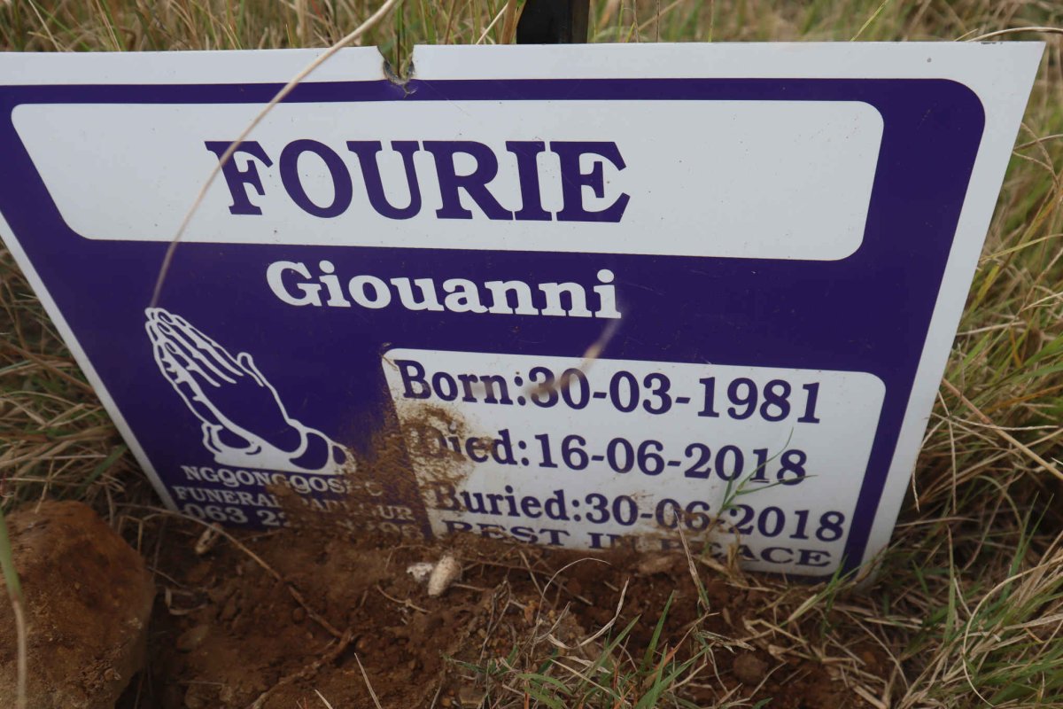 FOURIE Giouanni 1981-2018