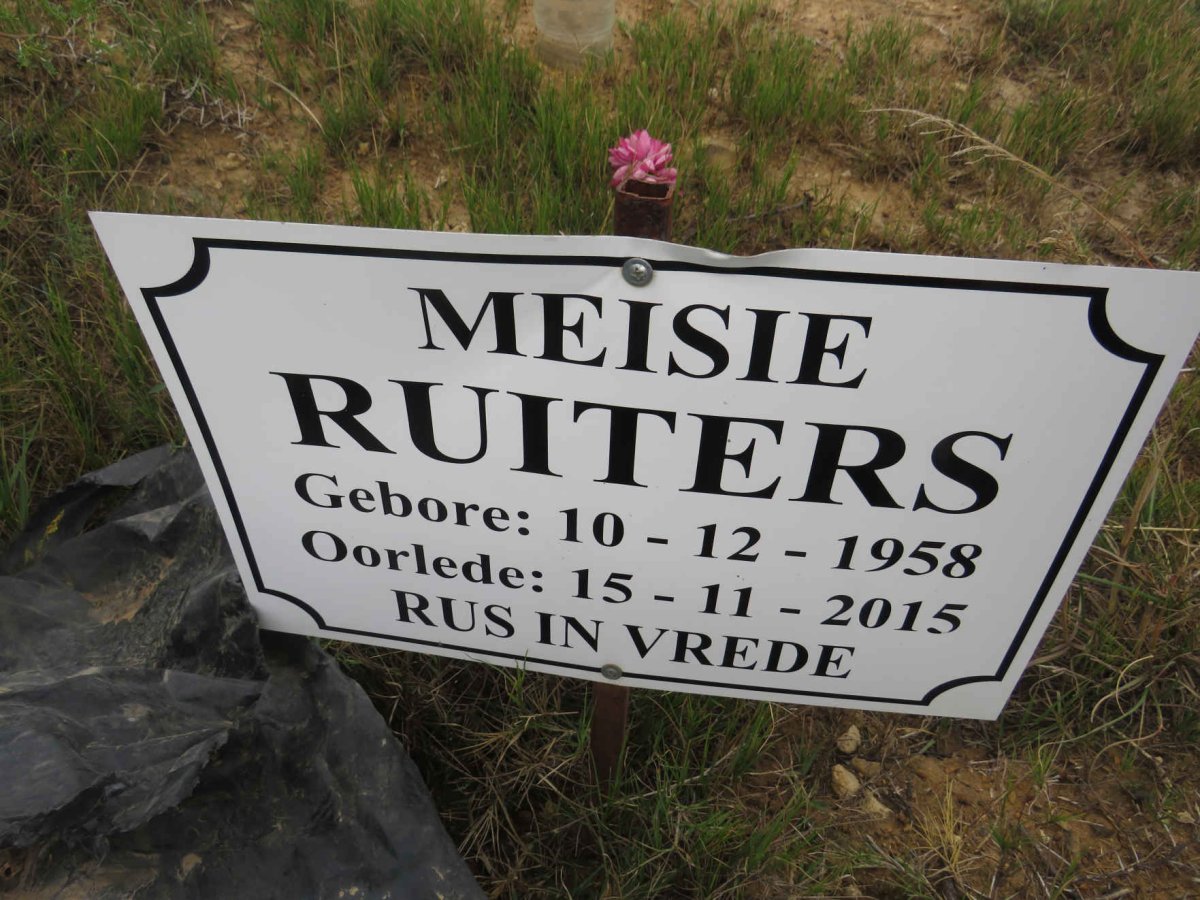 RUITERS Meisie 1958-2015