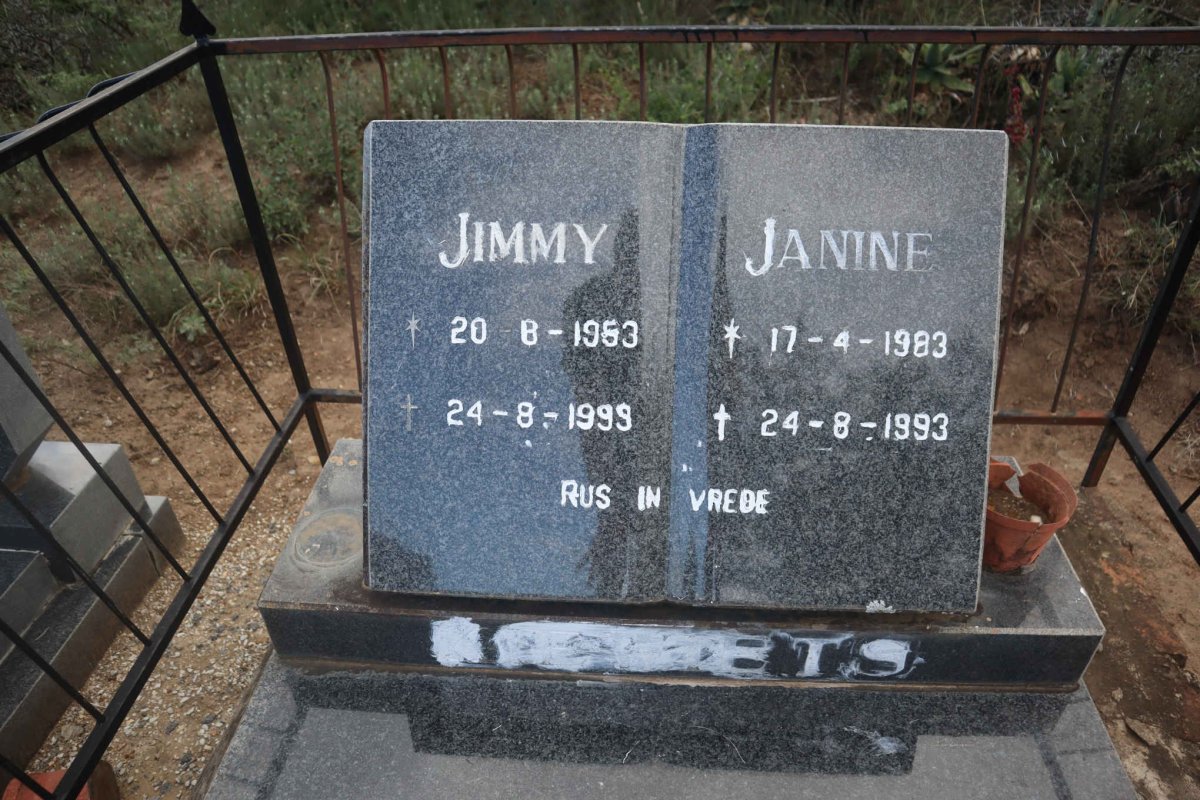 KIEWIETS Jimmy 1953-1999 :: KIEWIETS Janine 1983-1933