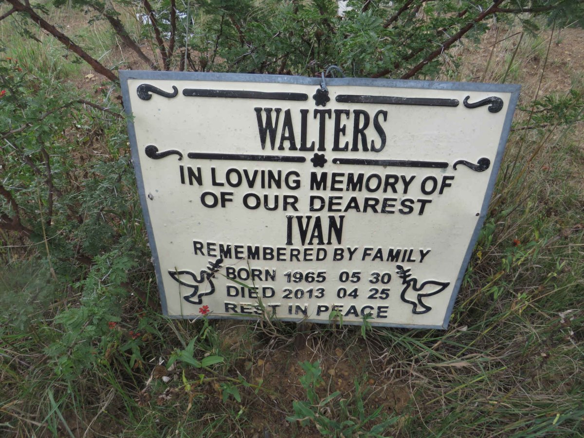 WALTERS Ivan 1965-2013