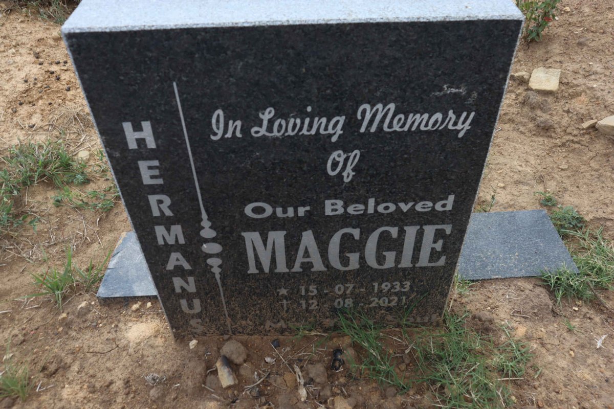 HERMANUS Maggie 1933-2021