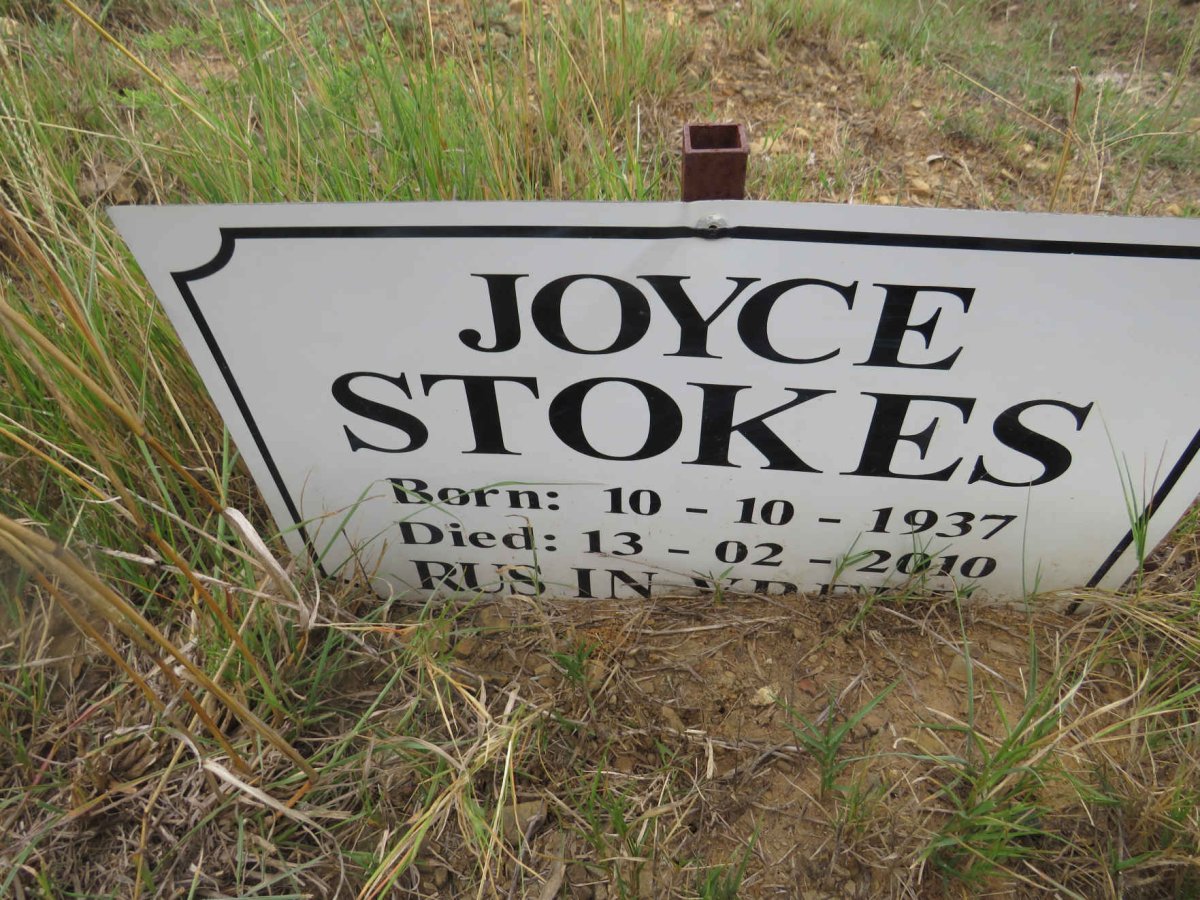 STOKES Joyce 1937-2010