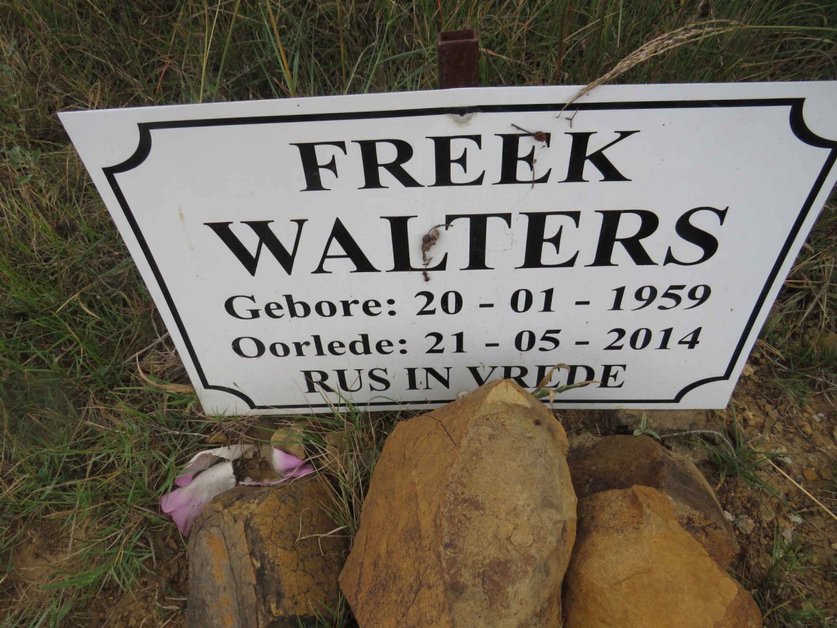 WALTERS Freek 1959-2014