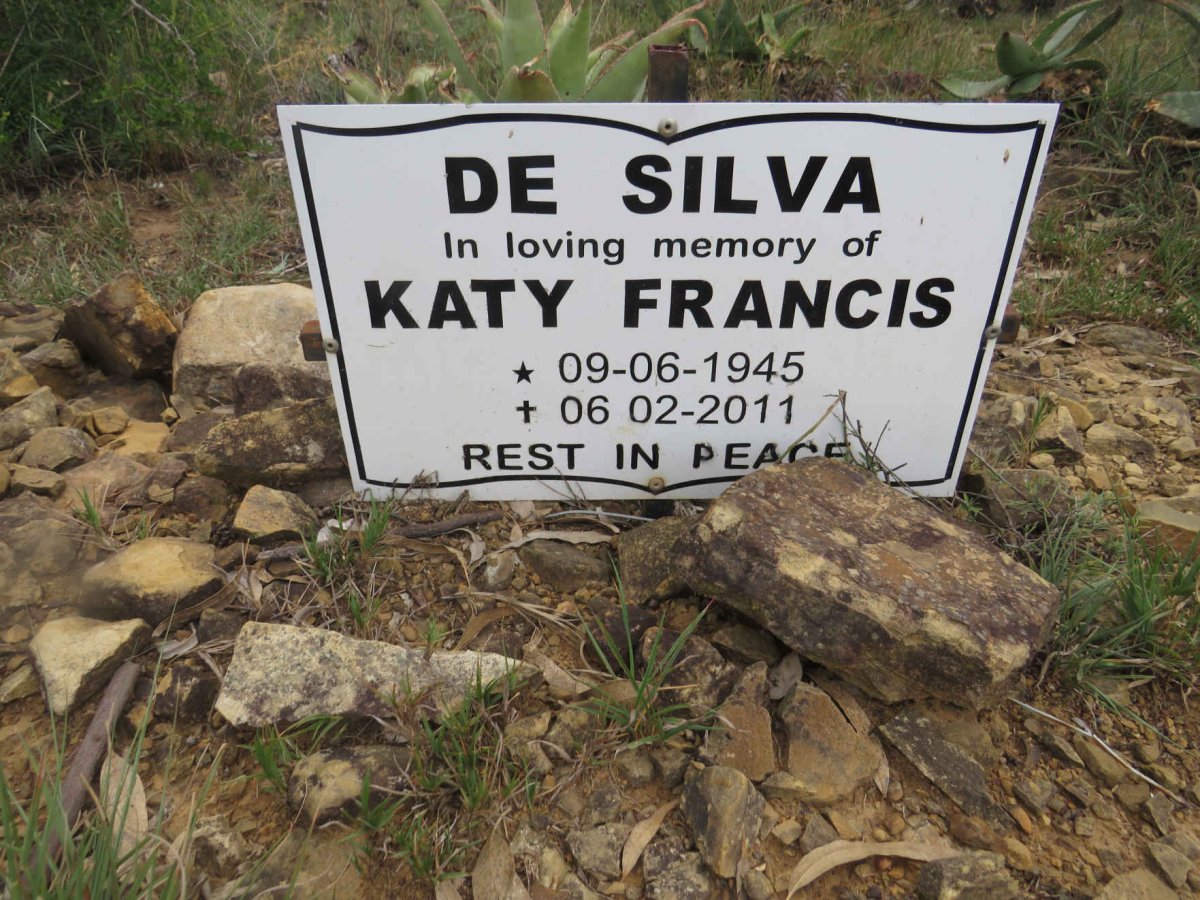SILVA Katy Francis, de 1945-2011