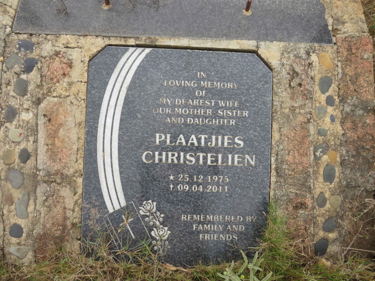PLAATJIES Christelien 1975-2011