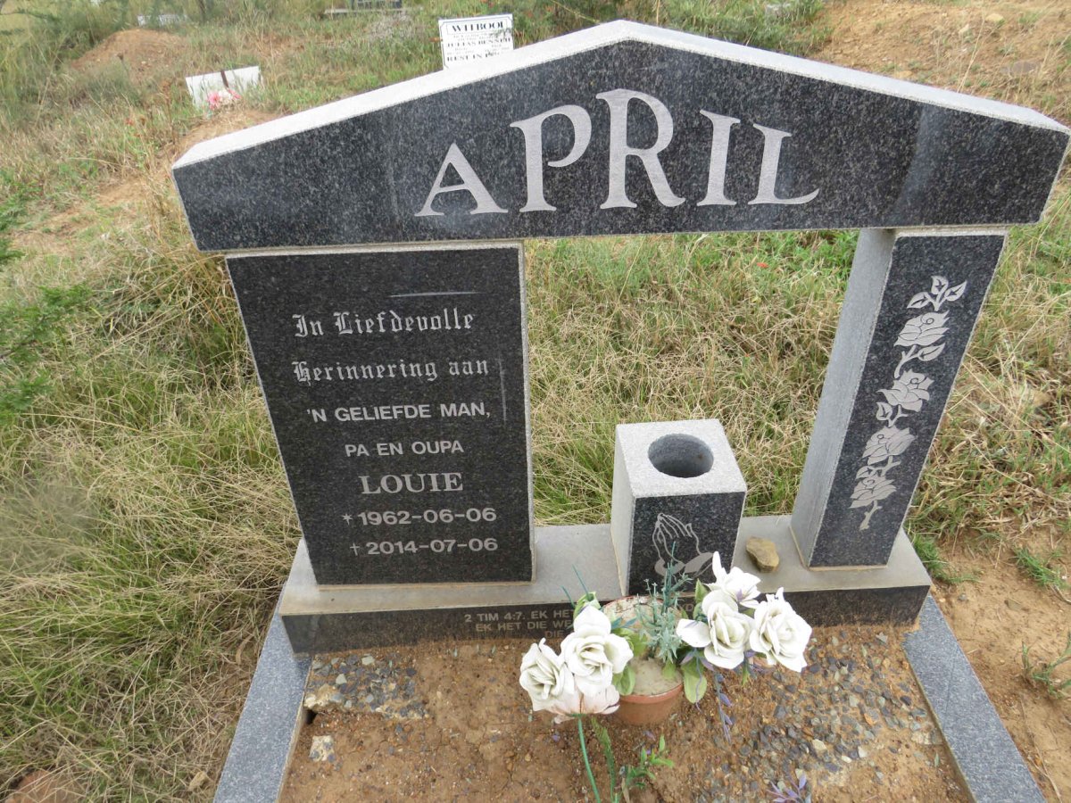 APRIL Louie 1962-2014