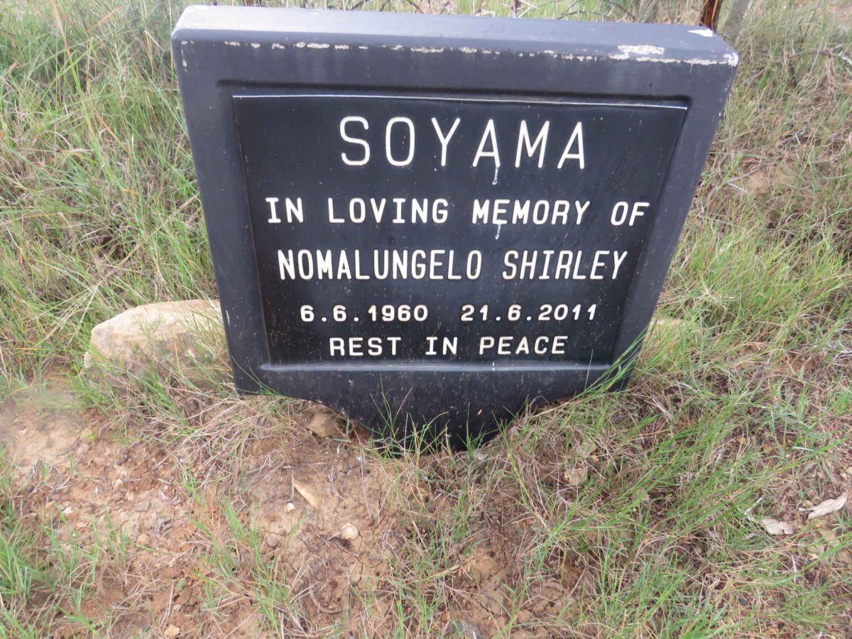 SOYAMA Nomalungelo Shirley 1960-2011