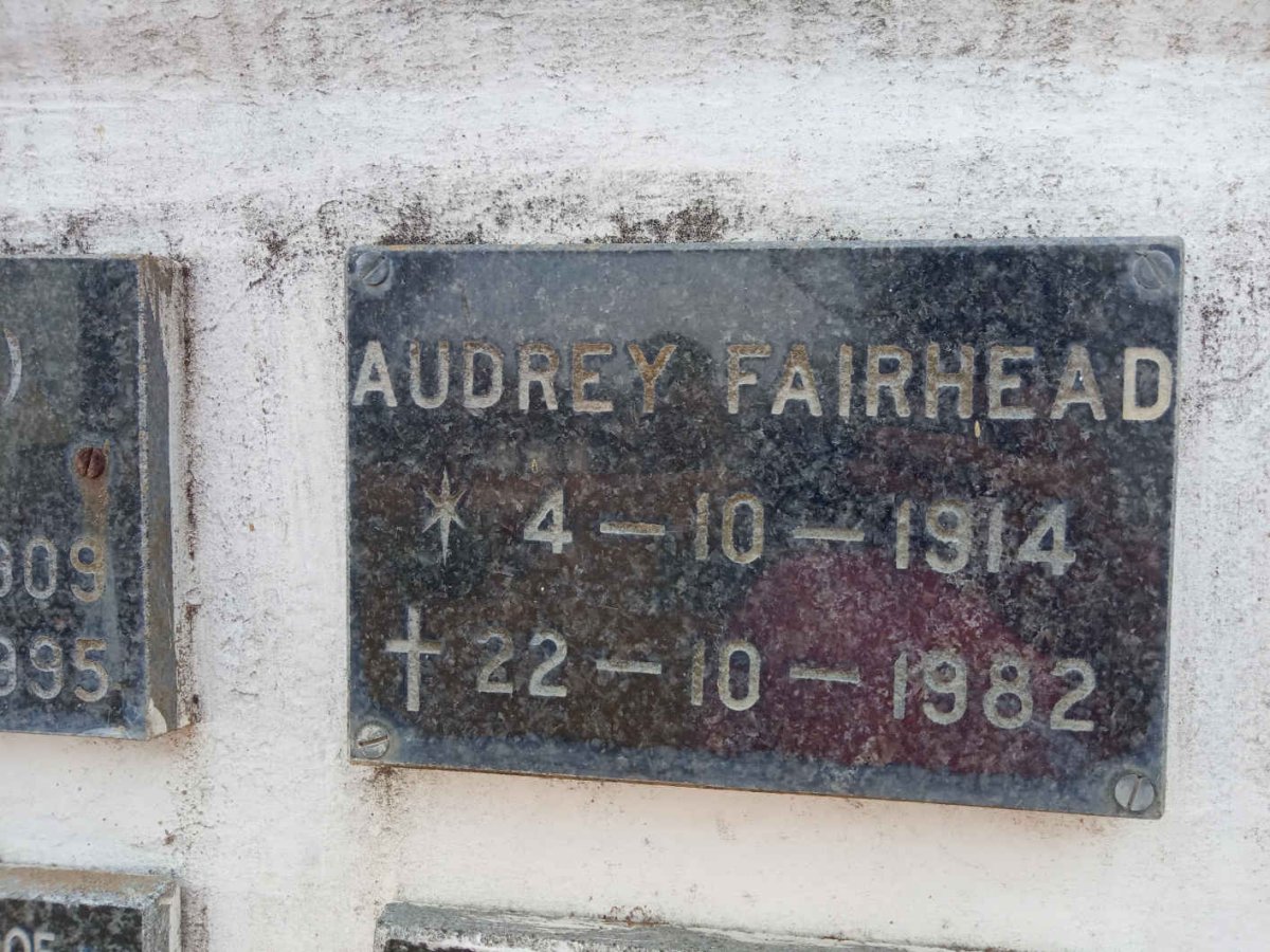 FAIRHEAD Audrey 1914-1982