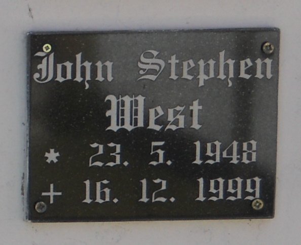 WEST John Stephen 1948-1999