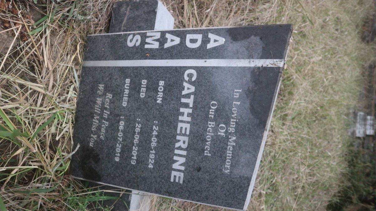 ADAMS Catherine 1924-2019