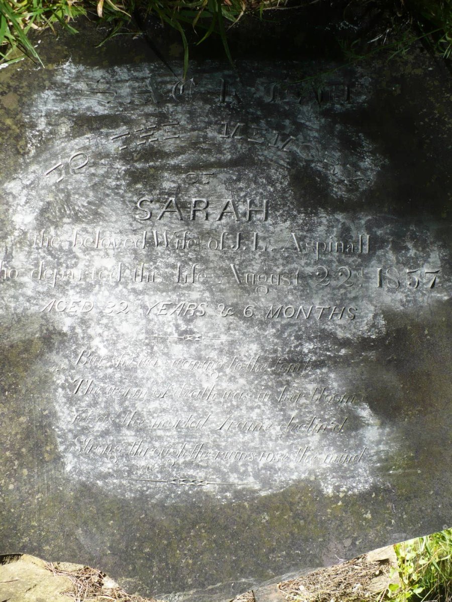 ASPINALL Sarah -1857
