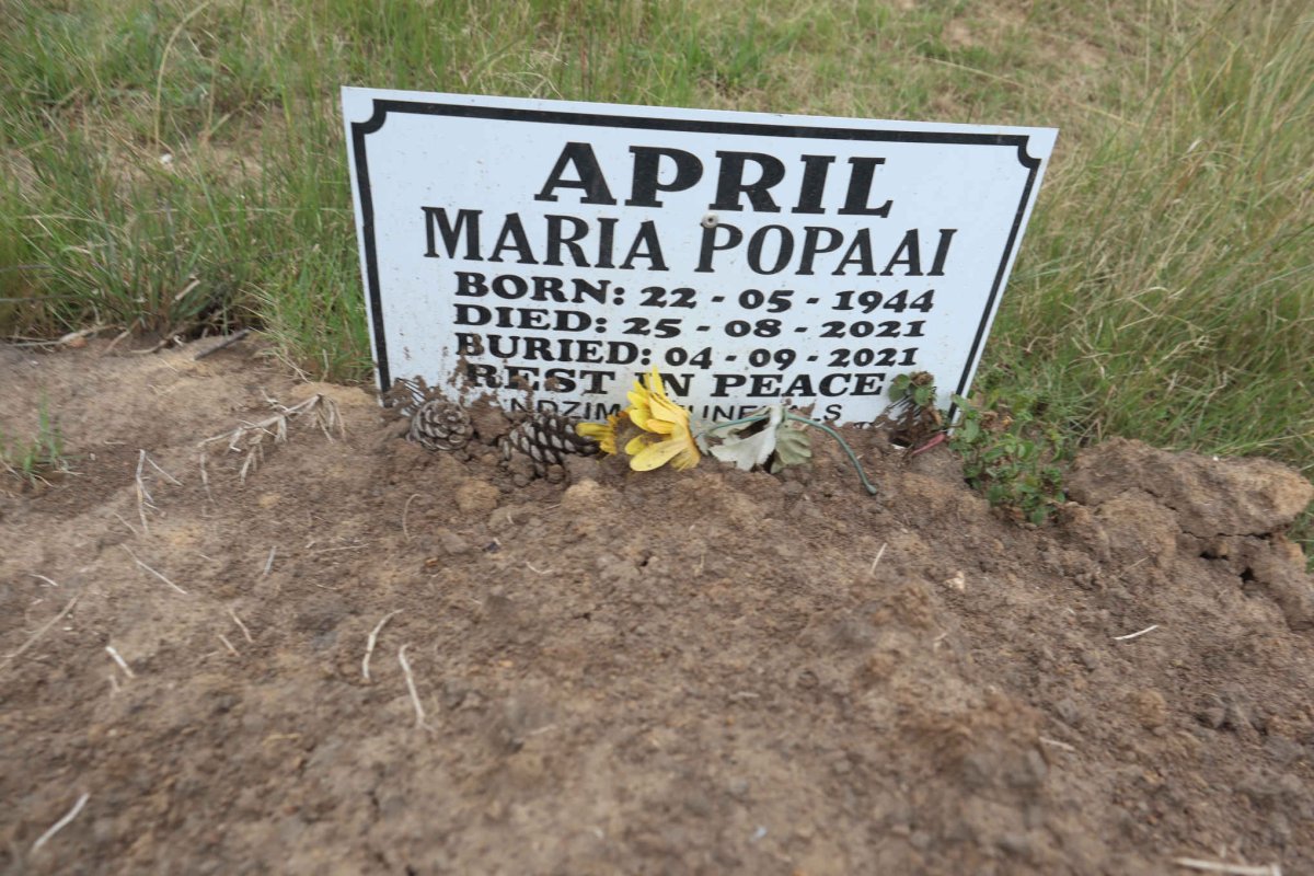 APRIL Maria Popaai 1944-2021